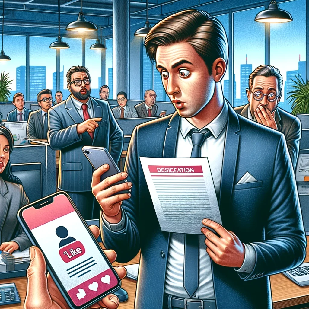 ¿Te pueden sancionar  por dar «like»?