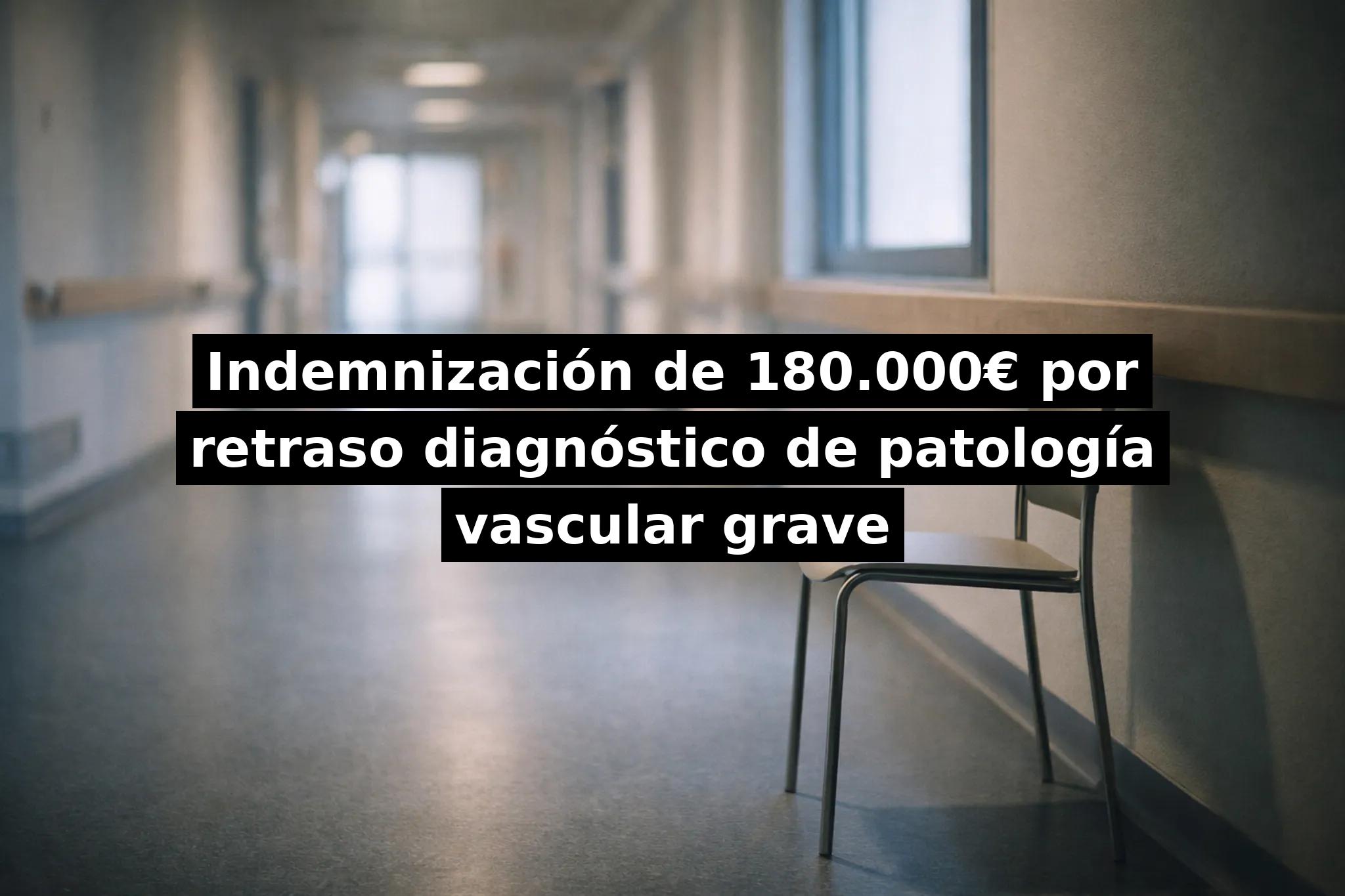 Indemnización de 180.000€ por retraso diagnóstico de patología vascular grave