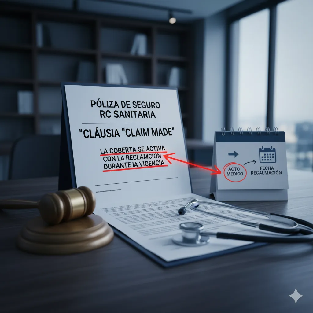 Cláusulas claim made en seguros de responsabilidad civil sanitaria
