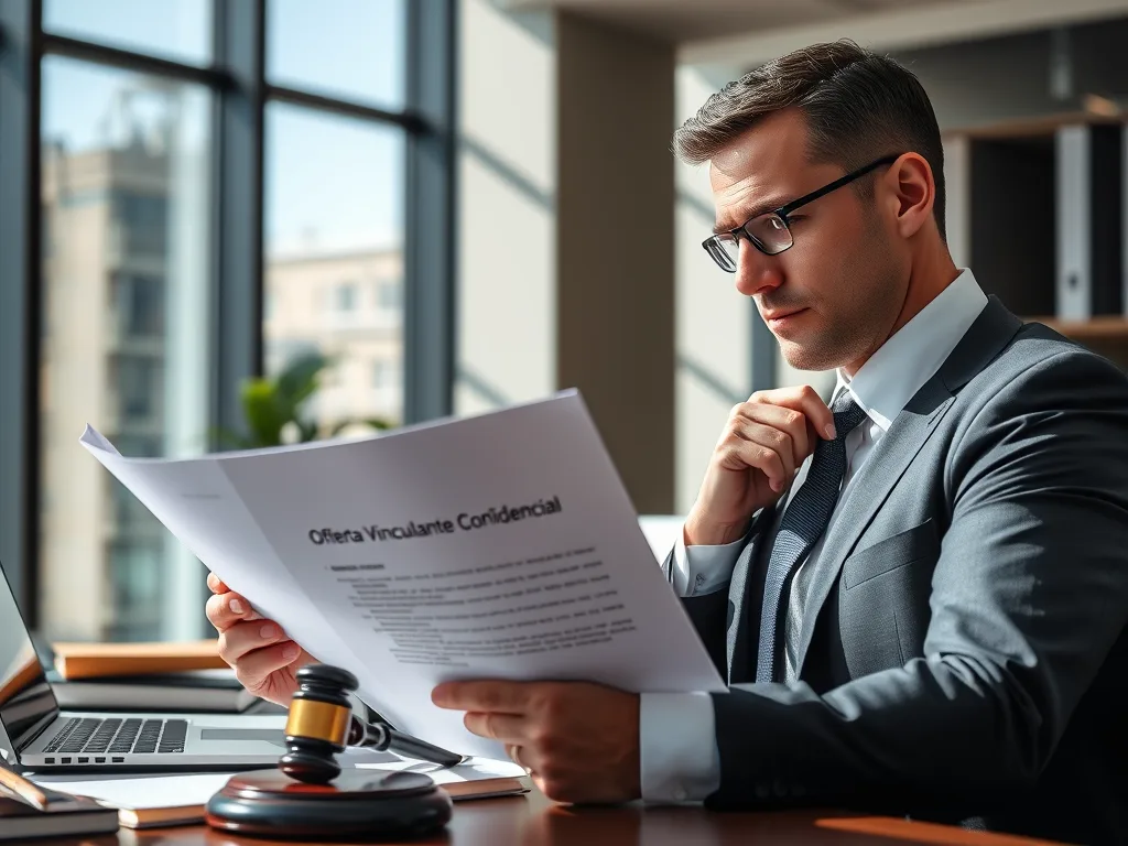 La oferta vinculante confidencial como MASC