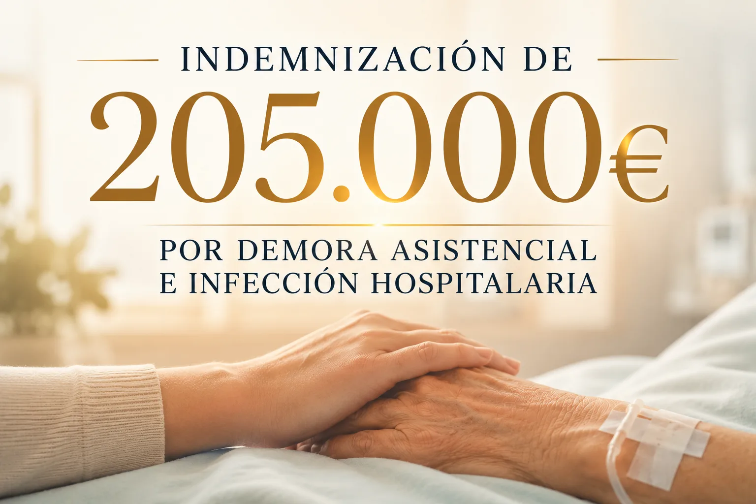 Indemnización de 205.000€ por demora asistencial e infección hospitalaria